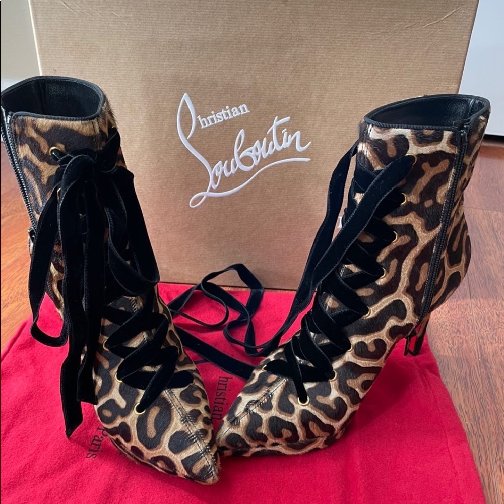 Brand New Louboutin Heel Booties